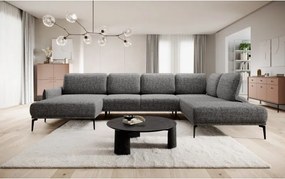 Narożnik STORM XL układ U Prawostronny z funkcją regulacji oparcia i wysuwu podnóżka WERSAL