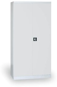 Metalowa szafa demontowana, 1820 x 850 x 390 mm, 4 półki, szara