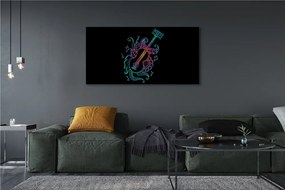 Zdjęcie na płótnie Barwna Melodia Na Strunach