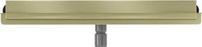 Mexen Flat Wall odpływ liniowy ścienny 2w1 70 cm, złoty szczotkowany - 1A30070