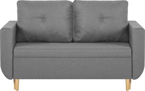 Sofa kanapa 2 os z funkcją spania DORO Jasny szary