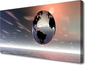 Obraz canvas na ścianę Artystyczna Wizja Planety Ziemia