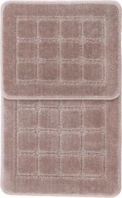 Brązowe dywaniki łazienkowe zestaw 2 szt. 50x80 cm Kareli – Foutastic