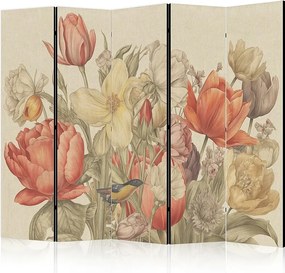 Parawan akustyczny Artgeist Kwiaty 225 x 172 cm 1 szt