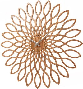 Zegar ścienny Słonecznik - Drewno - Ø60cm