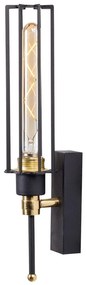 Kinkiet w czarno-złotym kolorze ø 8 cm Fellini – Opviq lights