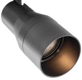 Nowoczesny sufitowy reflektor Stanley, kolor ciemnoszary, oprawa GU10, Ø50 mm