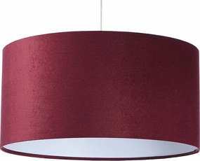 Lampa wisząca HOME 50 bordowa/biała