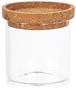 4Home Szklany pojemnik do żywności z pokrywką Cork, 450 ml, 450 ml