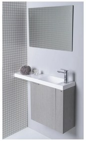 Biała wisząca szafka bez umywalki 50x50 cm Latus Vi – Sapho
