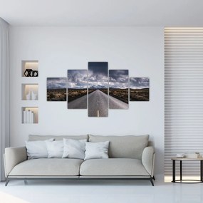 Obraz drogi na pustyni (125x70 cm)