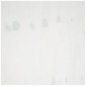 Biały regał z litego drewna sosnowego 74x223x37 cm Anita – Støraa