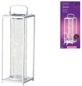 Lampa solarna LANTERN WHITE biała