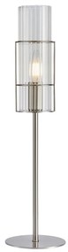 Markslöjd 108557 - Lampa stołowa TUBO 1xE14/40W/230V 50 cm chrom błyszczący/clear