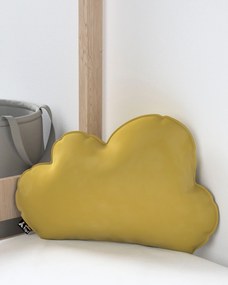 Poduszka Soft Cloud kolor zielony tkanina połyskliwa, welwetowa