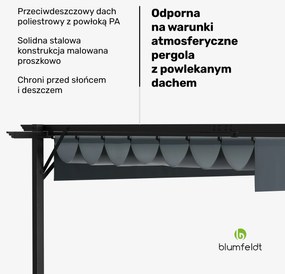 Blumfeldt Pantheon Robust Altana ogrodowa 3x4 m