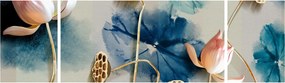 Obraz z kwiatami (170x50 cm)