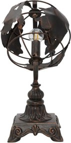 Czarna lampa stołowa z metalowym kloszem (wysokość 40 cm) World Industry – Mauro Ferretti