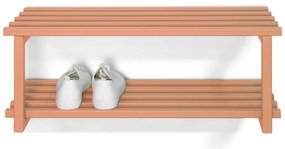 Łososiowa metalowa wisząca szafka na buty 71x26x34 cm Marco – Spinder Design