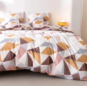 PrzytulneMieszkanie.pl PrzytulneMieszkanie.pl Pościel z mikrofibry TRIANGO wzorowane Rozmiar pościeli: 2 szt 70 x 80 cm | 160 x 200 cm