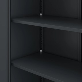 Szafa JAN Compact 1750 x 800 x 400 mm, antracytowa