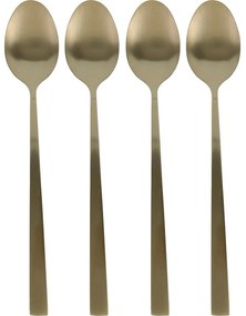 EH Zestaw złotych łyżeczek koktajlowych 4 szt., 18 cm, 18 cm