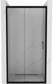 Mexen Apia drzwi prysznicowe rozsuwane 95 cm, transparent, czarne - 845-095-000-70-00