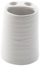 Ceramiczny zestaw akcesoriów łazienkowych WHITE - 4 sztuki w komplecie, ZELLER