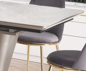 Rozkładany stół z nogą w kształcie litery V Valentino