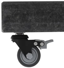 Mobilny stojak granitowy KNIRPS 50 kg czarny