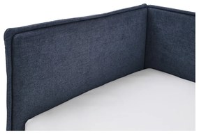 Ciemnoniebieskie łóżko dziecięce ze schowkiem 90x200 cm Fun – Meise Möbel
