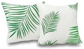 Kvalitex Poszewka na poduszkę Tropical biała, 50 x50 cm, zestaw 2 szt., 50 x 50 cm