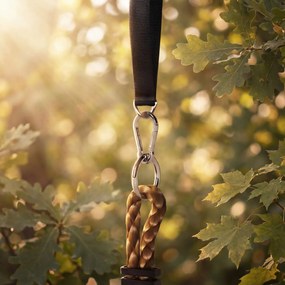 AIYAPLAY Ninja Line Zestaw Slackline dla Dzieci z Huśtawką, Platformami, Zestaw do Zabawy na Zewnątrz dla Dzieci w Wieku 3-8 Lat Zielony | Aosom PL