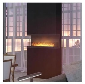 InFire - Built-in BIO fireplace 120x50 cm 5kW black