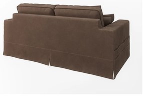 Ciemnobrązowa sofa 196 cm Nora – Ropez