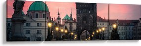 Obraz  - Na Moście Karola (170x50 cm)