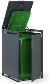 Wiata na pojemnik na odpady 240 l, 1160 x 695 x 800 mm