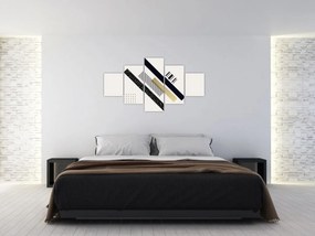 Obraz - Kształty geometryczne N⁰5 (125x70 cm)