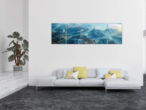 Obraz - Widok z kosmosu (170x50 cm)