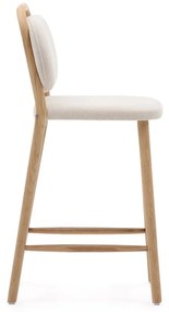 Beżowy hoker (wysokość siedziska 66 cm) Helda – Kave Home