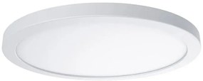 Biały plafon sufitowy led - K619-Qubero