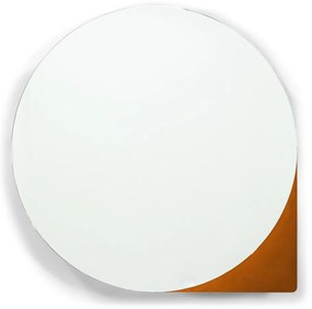 Metalowa wisząca/z lustrem szafka łazienkowa w kolorze terakoty 55x55 cm Sonnet – Spinder Design