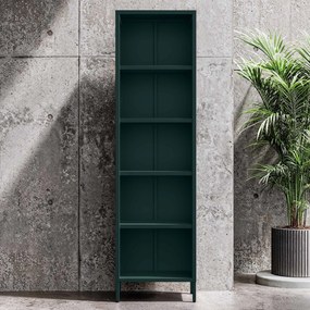 Regał na książki MARIO, 500 x 1800 x 350 mm, Modern: butelkowa zieleń