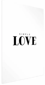 Plakat Simple Love 21x30 cm bez ramy bez marginesu ARTGEIST B
