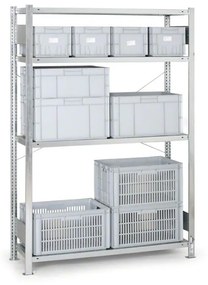 Regał półkowy CLIP, 200 kg, 2000x1500x600 mm, podstawowy