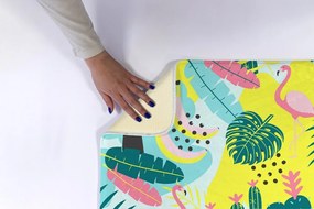 Dywanik do łazienki Dywanik do łazienki Ptaki Rośliny Abstrakcja