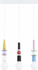 Żyrandol na lince LUMIO 3xE27/15W/230V wielobarwny