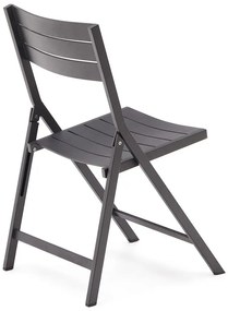 Czarne metalowe krzesło ogrodowe Torreta – Kave Home