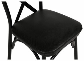 Zestaw krzeseł do jadalni Ekol Black, 4 szt.