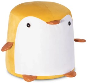 Żółta pufa dziecięca pingwin H1-N08
